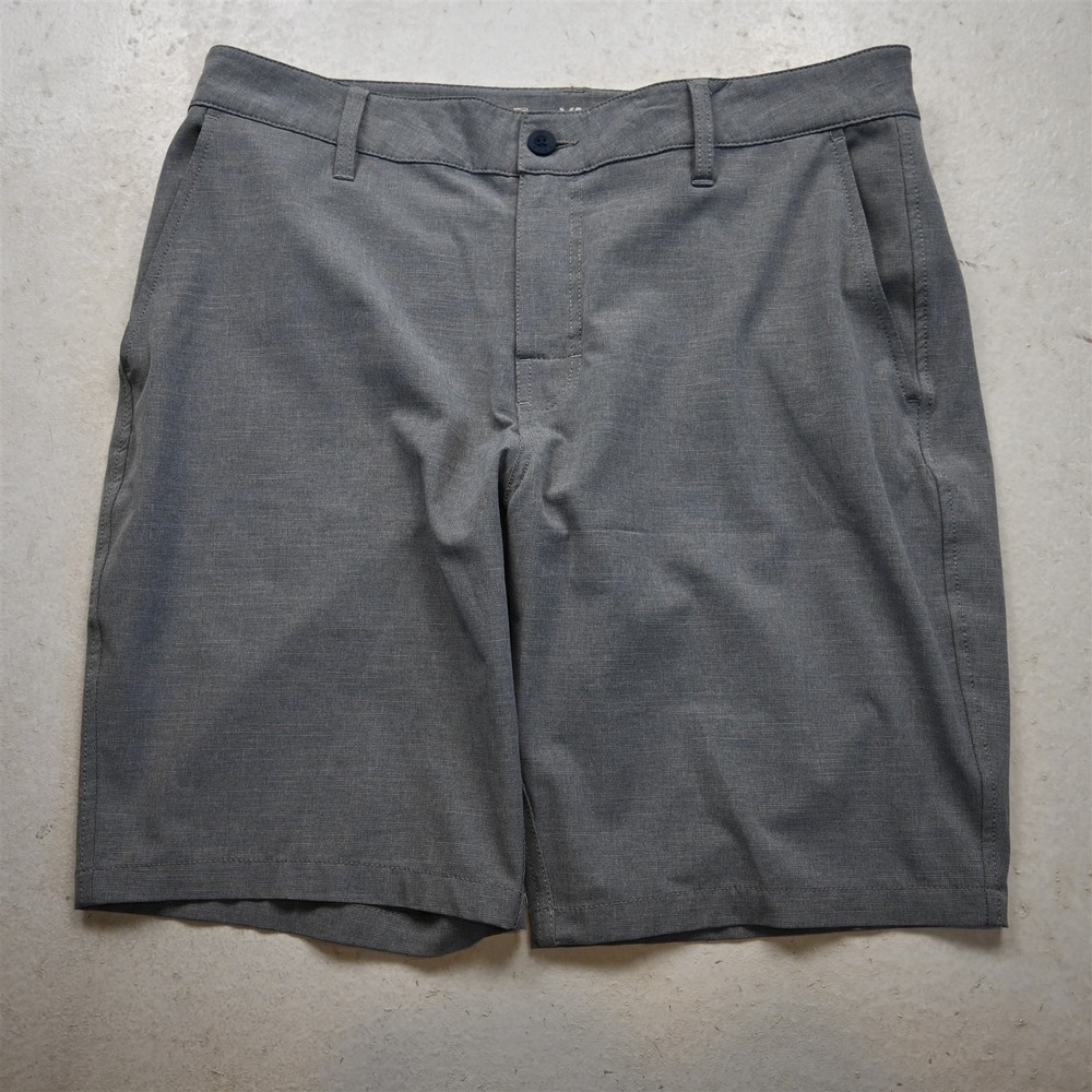RVCA 34x9.75" Blue Dual Purpose Trunk Hybrid Mens Shorts